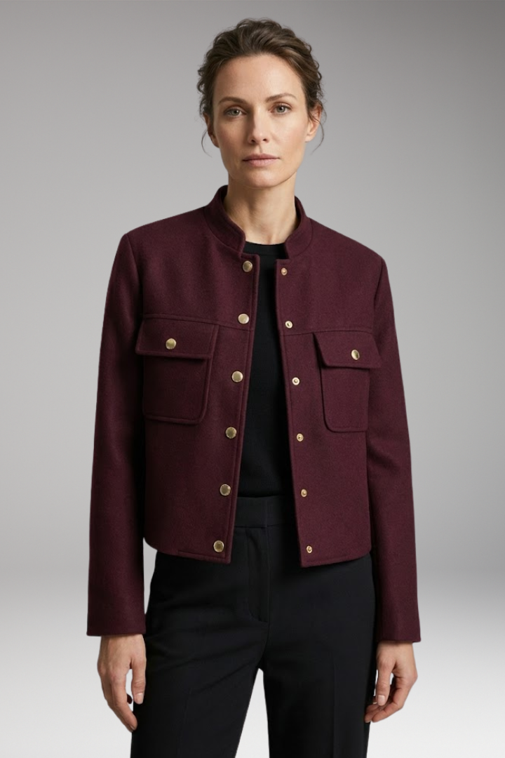 Women's Bomber Jacket Long Sleeve O-Neck