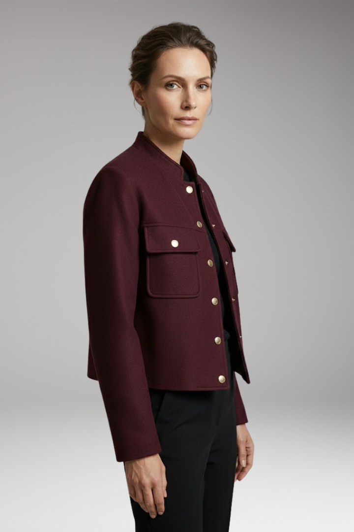 Women's Bomber Jacket Long Sleeve O-Neck
