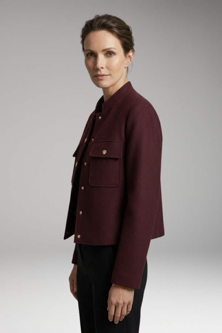 Women's Bomber Jacket Long Sleeve O-Neck