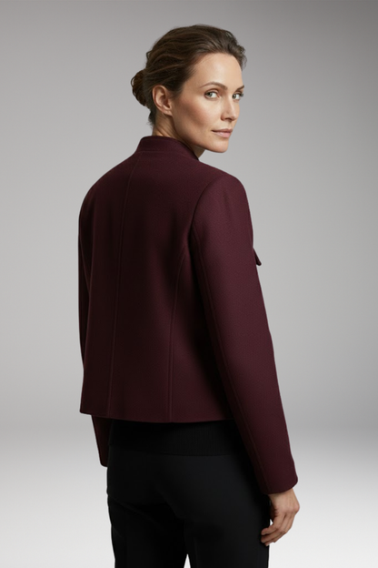 Women's Bomber Jacket Long Sleeve O-Neck
