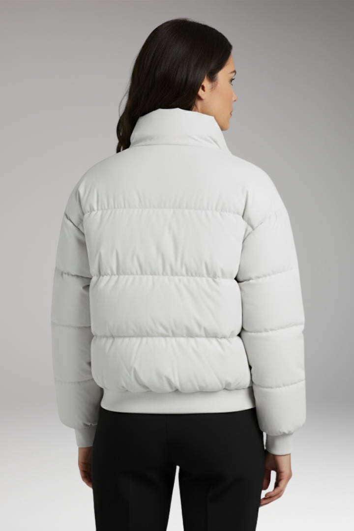 Women's Bomber Jacket Waterproof Detachable Hood