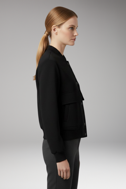 Women's Bomber Jacket Blend With Pockets