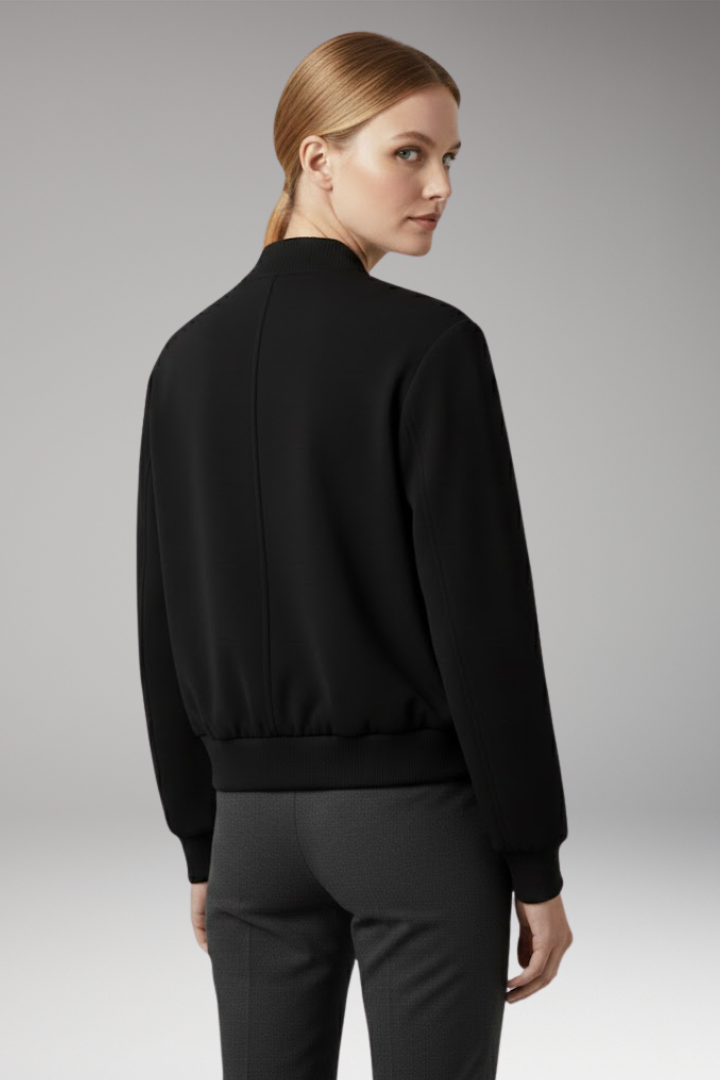 Women's Bomber Jacket Blend With Pockets