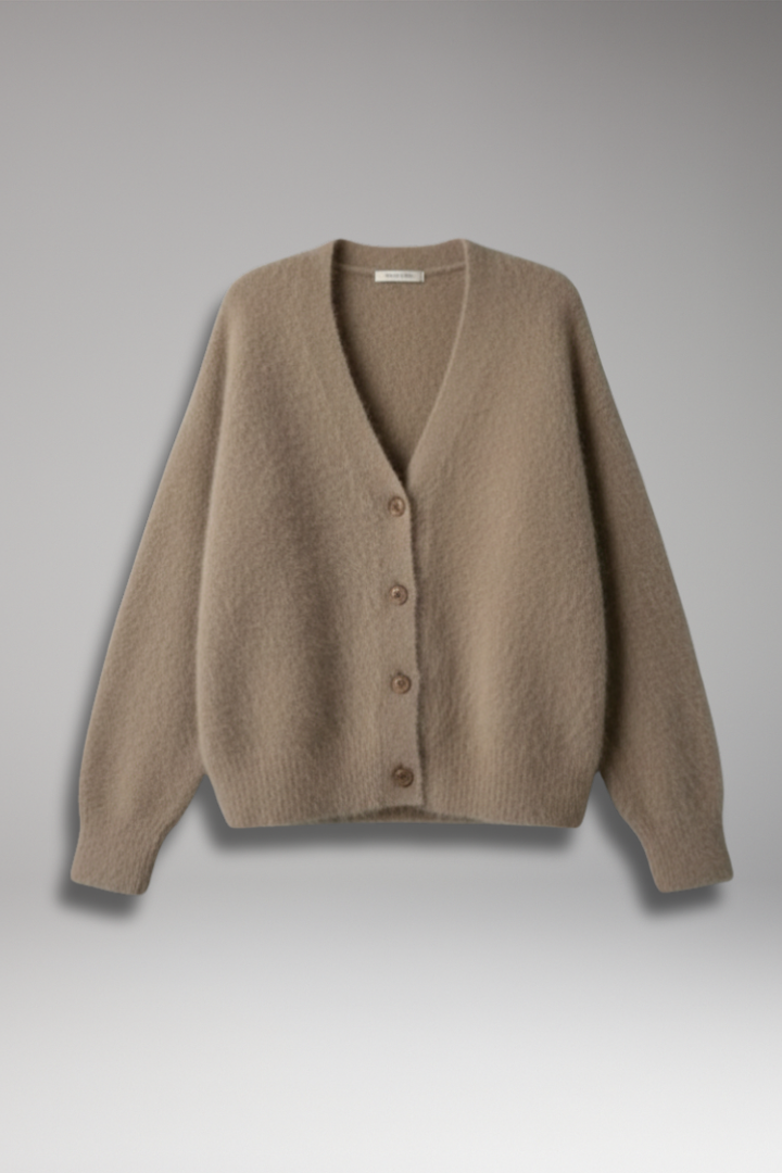 Women's Button Front Cardigan Textured - VibreMode