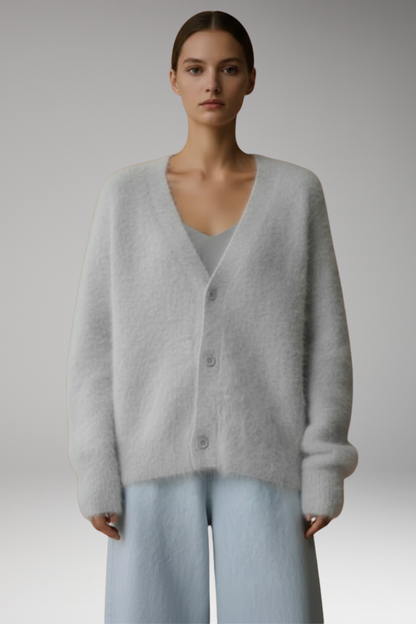 Women's Button Front Cardigan Textured