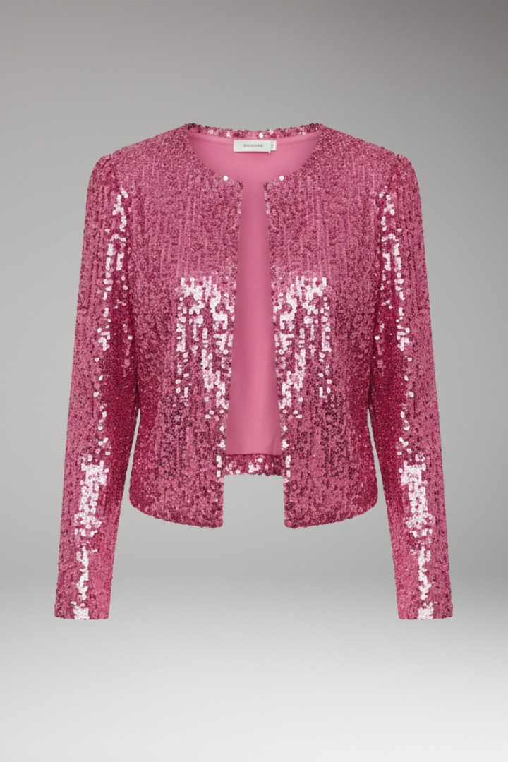 Women's Sequined Cardigan Open Front - VibreMode