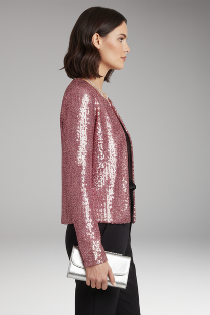 Women's Sequined Cardigan Open Front