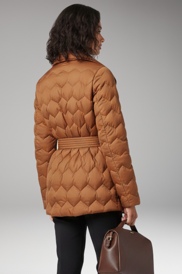 Women's Quilted Belted Coat