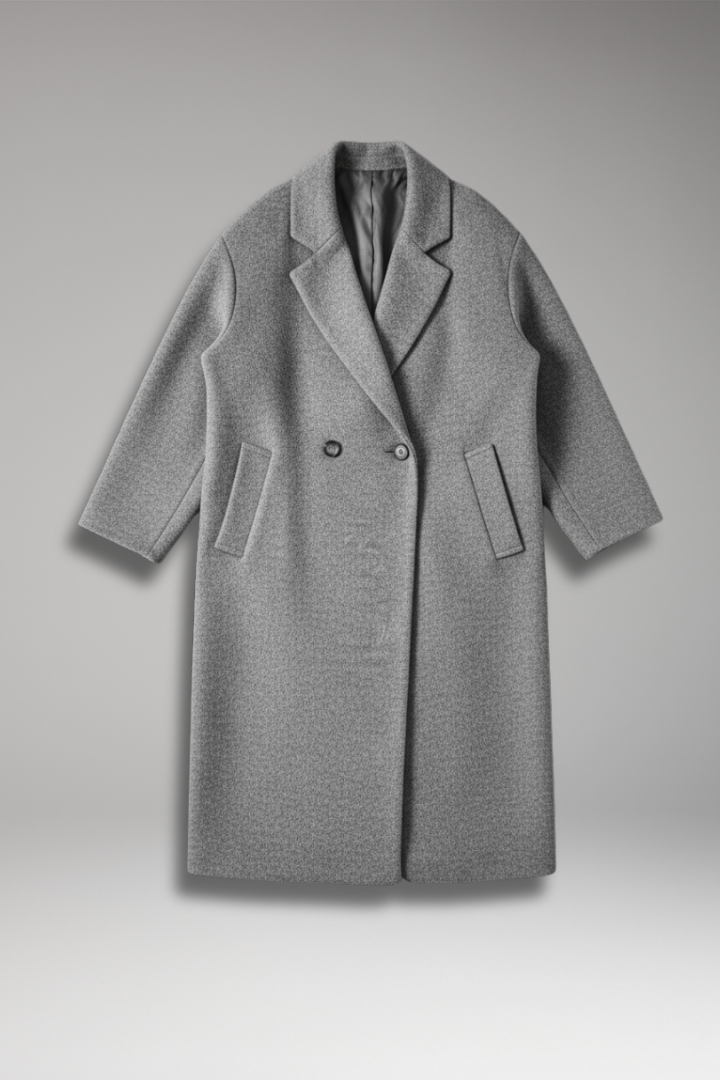 Women's Long Coat Lapel Collar - VibreMode