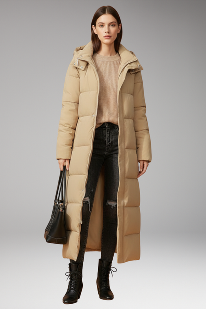 Women's Quilted Long Coat