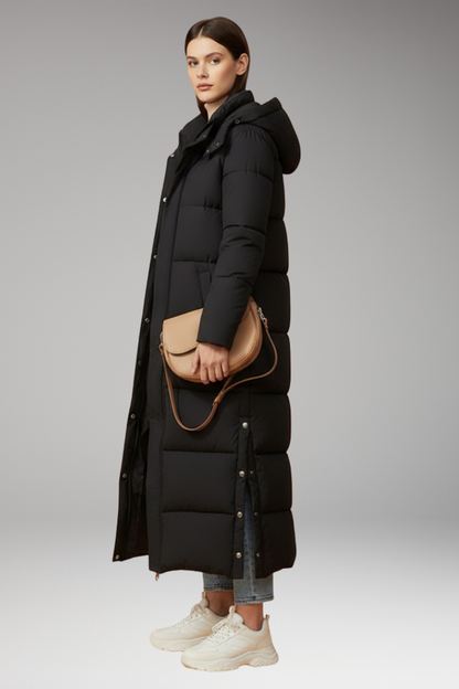 Women's Quilted Long Coat