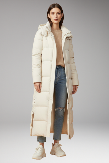 Women's Quilted Long Coat
