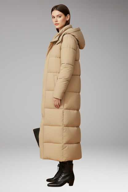 Women's Quilted Long Coat