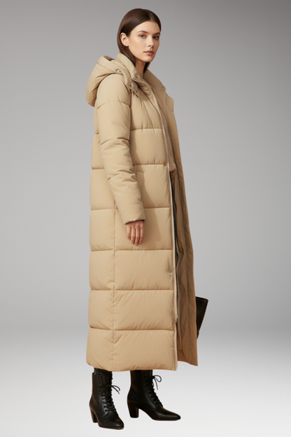 Women's Quilted Long Coat