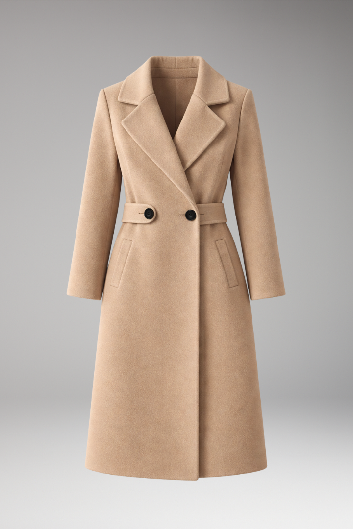 Women's Stand Collar Zip Coat - VibreMode