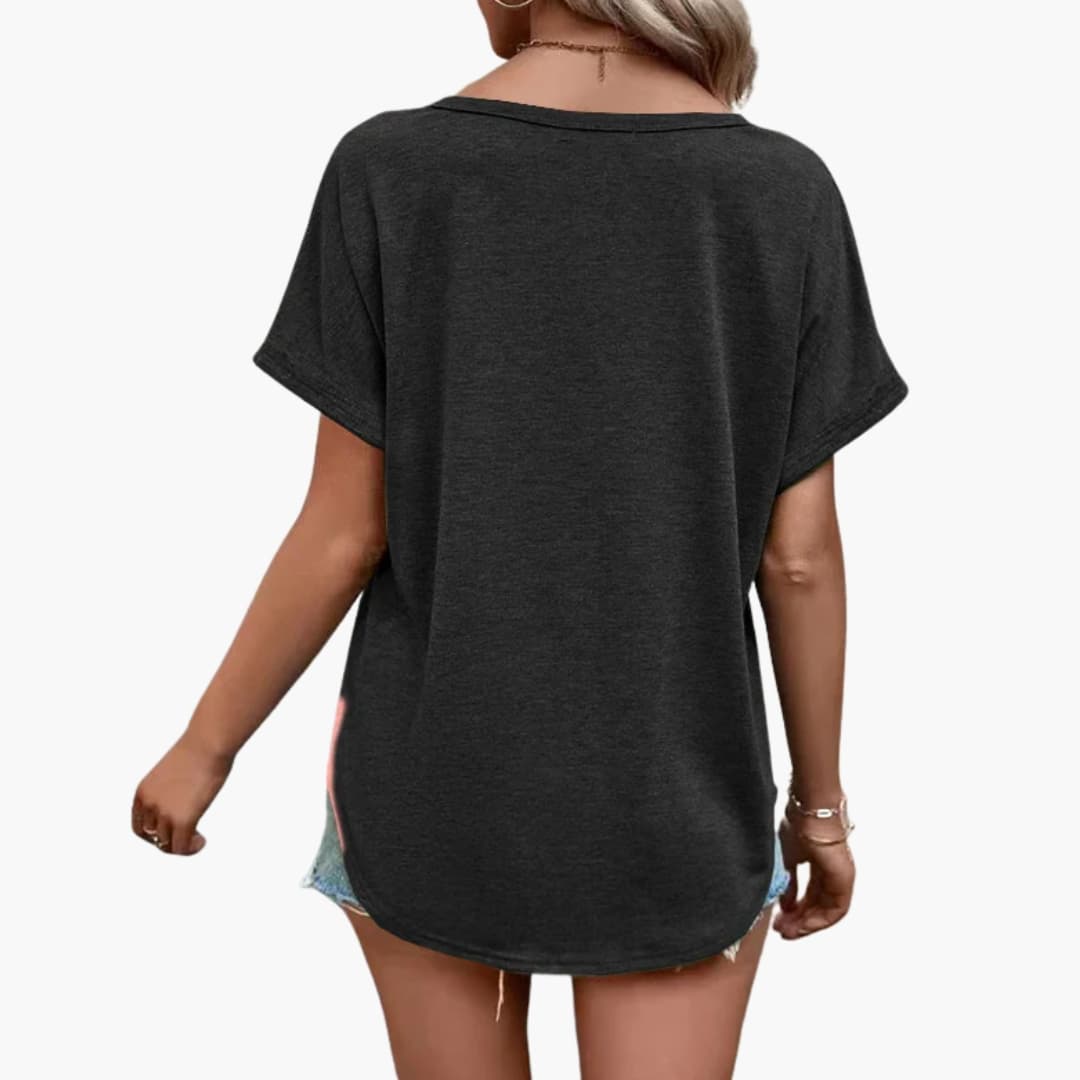 Women's Short Sleeve T-Shirt Crew Neck Cotton