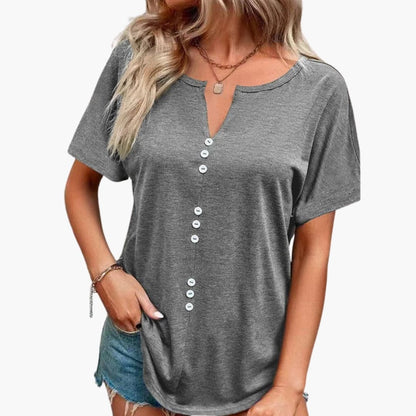 Women's Short Sleeve T-Shirt Crew Neck Cotton