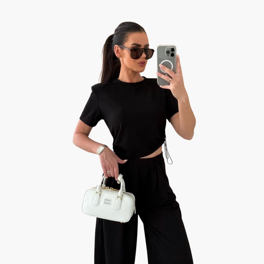 Women's 2-Piece Crop Jogger Set - VibreMode