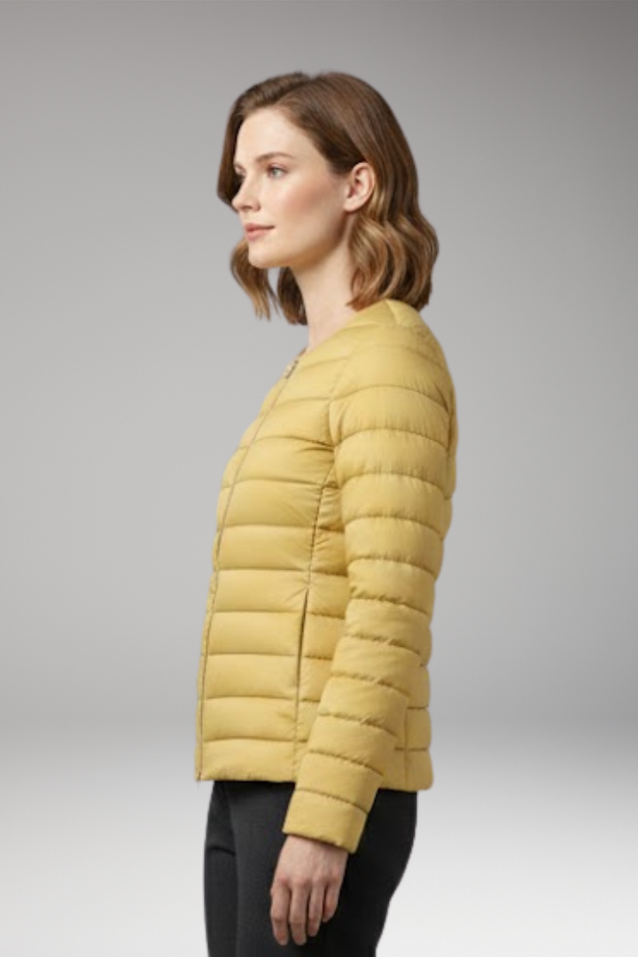 Women's Down Jacket Zipper Pockets