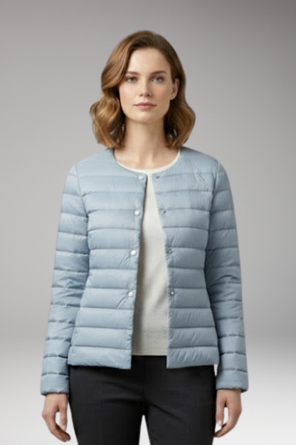 Women's Down Jacket Zipper Pockets
