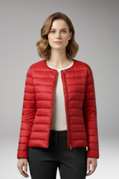Women's Down Jacket Zipper Pockets