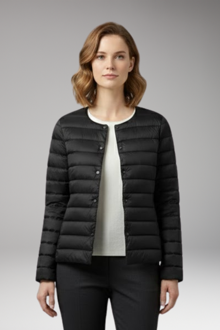 Women's Down Jacket Zipper Pockets
