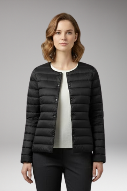 Women's Down Jacket Zipper Pockets