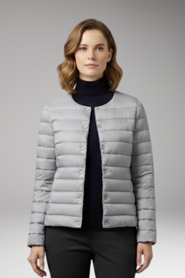 Women's Down Jacket Zipper Pockets