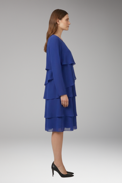 Women's Long Sleeve Layered Dress