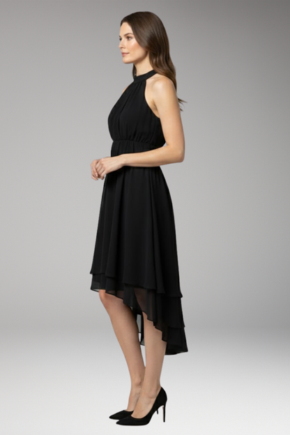 Women's Ruffle Round Neck Dress