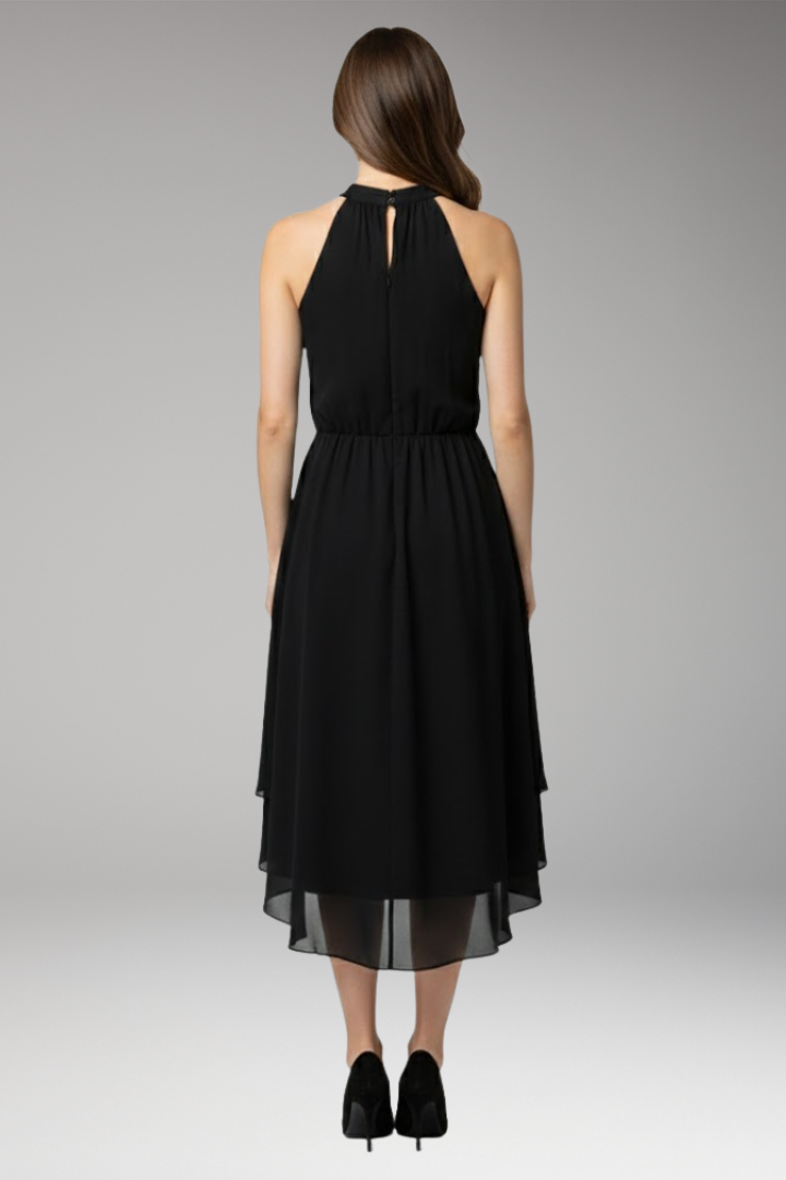 Women's Ruffle Round Neck Dress