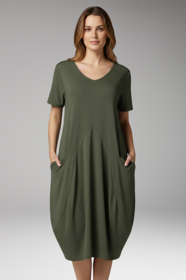 Women's Relaxed Fit Dress Tummy Control