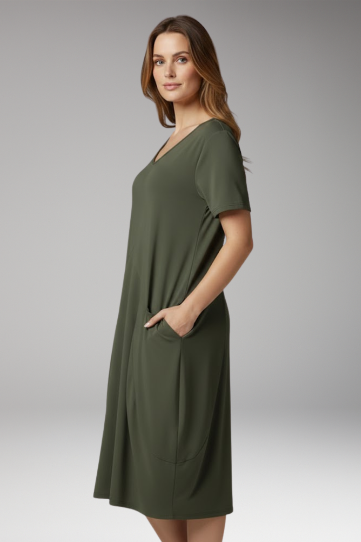 Women's Relaxed Fit Dress Tummy Control