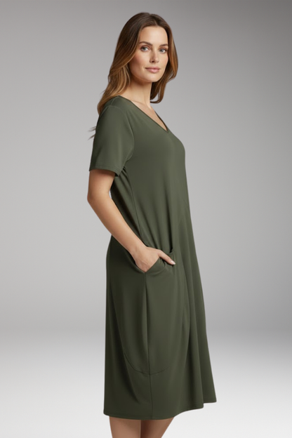 Women's Relaxed Fit Dress Tummy Control
