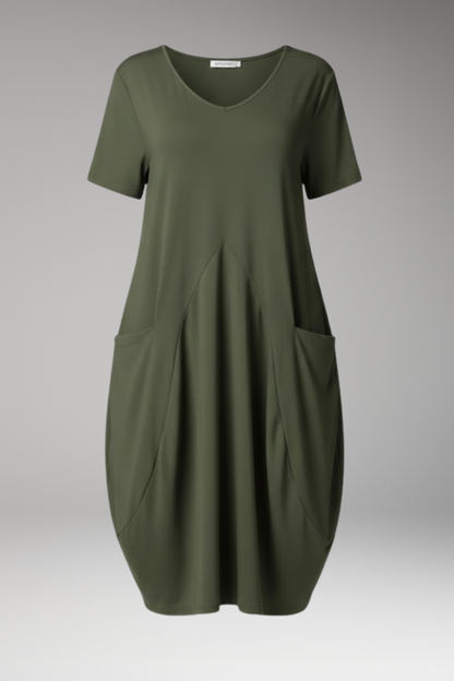 Women's Relaxed Fit Dress Tummy Control - VibreMode