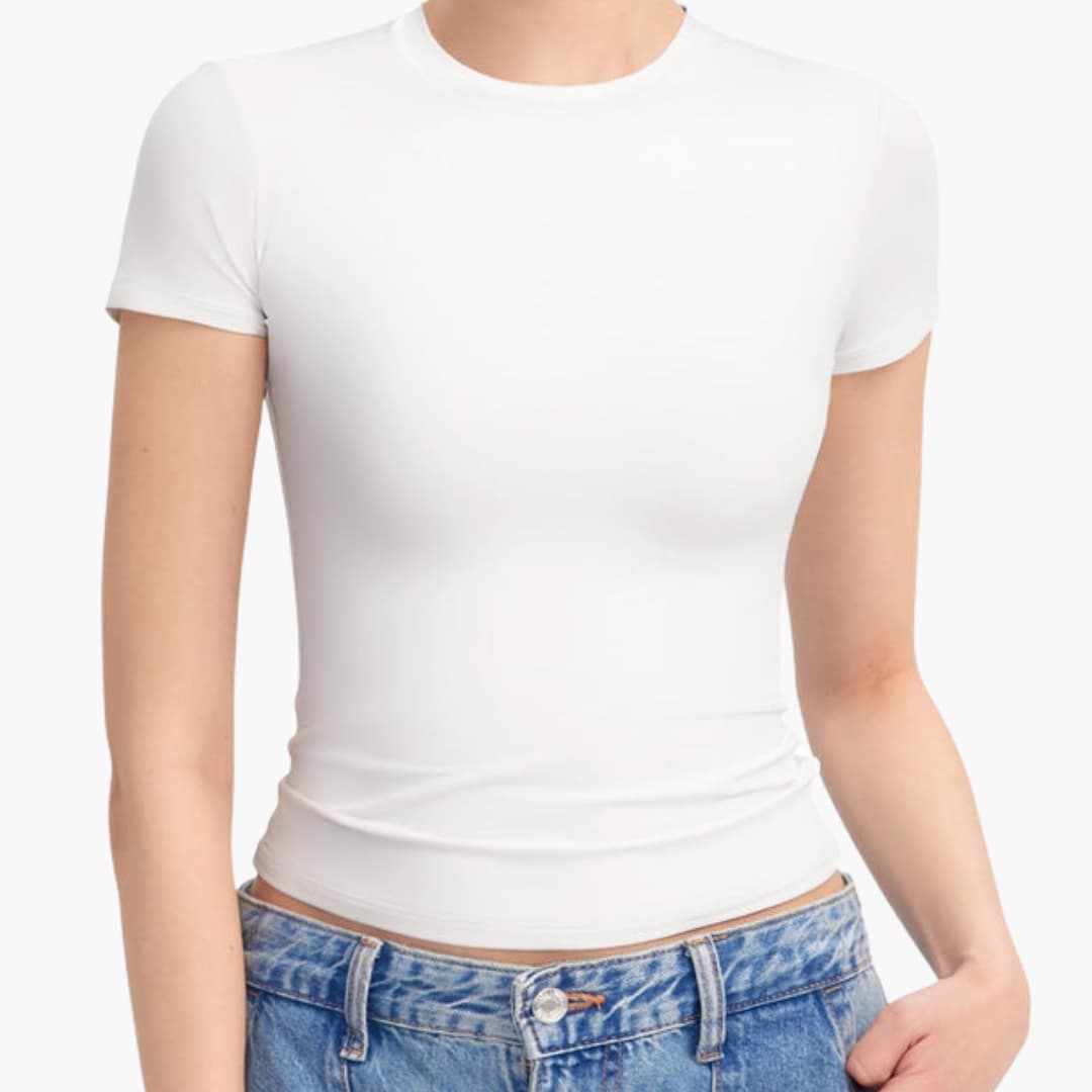 Women's Short Sleeve Round Neck T-Shirt