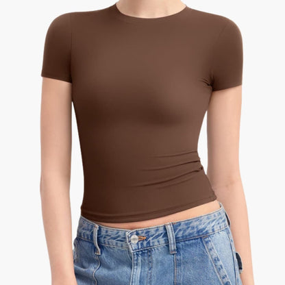 Women's Short Sleeve Round Neck T-Shirt
