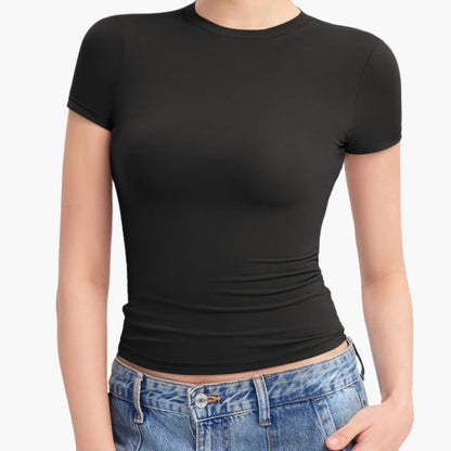Women's Short Sleeve Round Neck T-Shirt