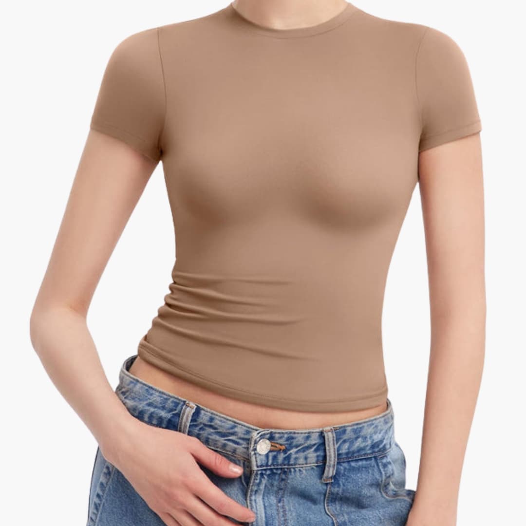 Women's Short Sleeve Round Neck T-Shirt