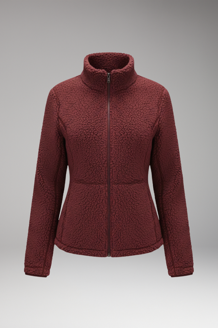 Women's Fleece Jacket Zipper Closure - VibreMode