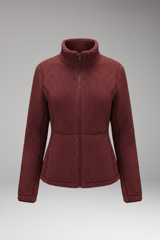 Women's Fleece Jacket Zipper Closure - VibreMode