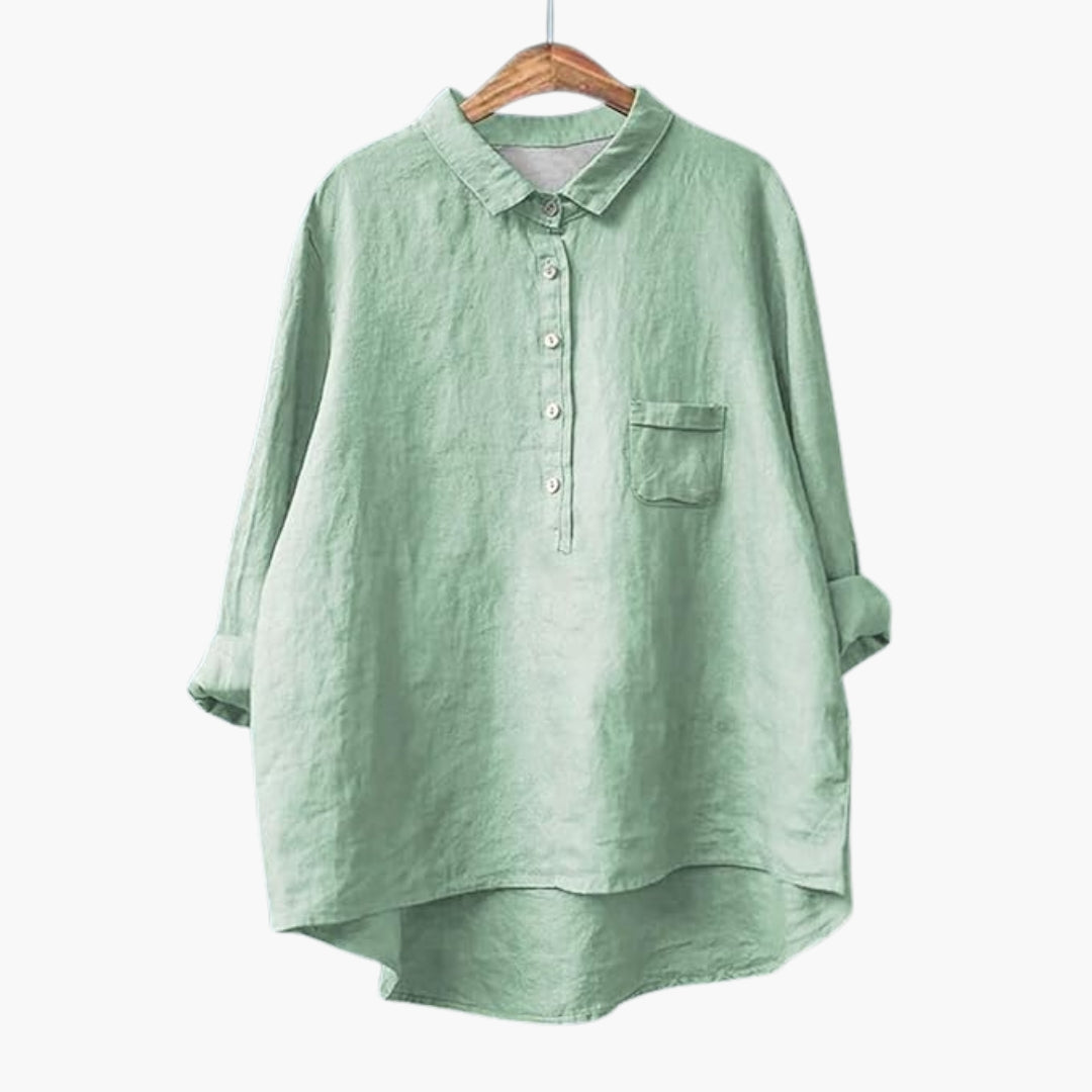 Women's Floral Blouse Short Sleeve Woven
