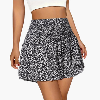 Women's Floral Shorts Elastic Waist