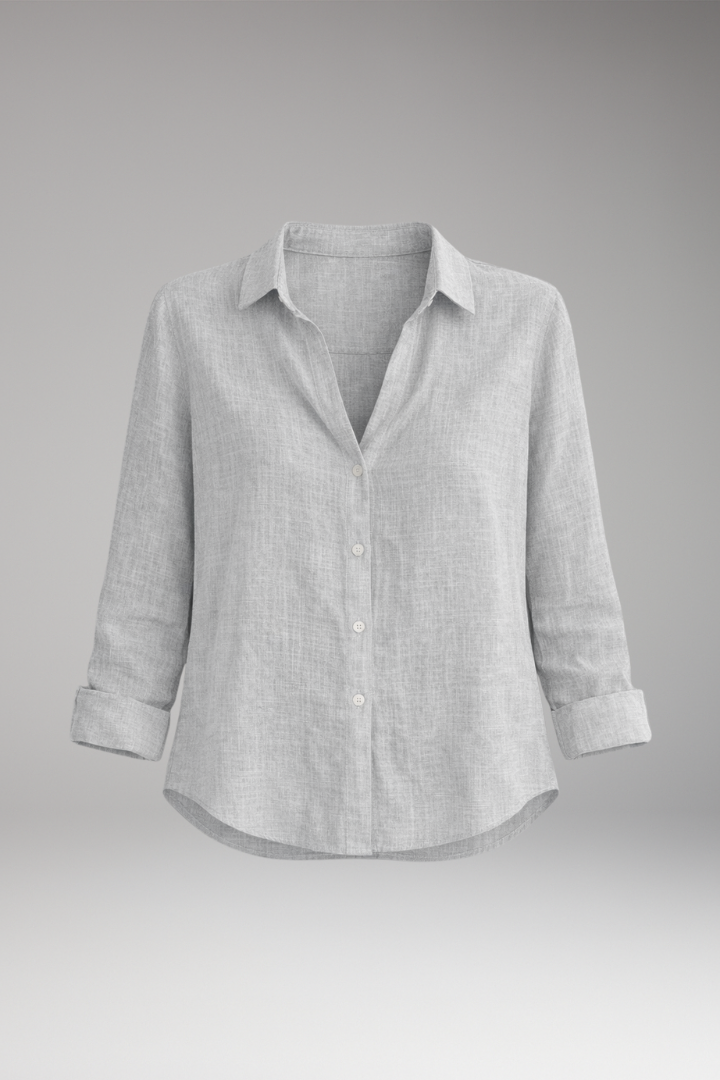 Women's Long Sleeve Floral Blouse - VibreMode