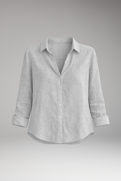 Women's Long Sleeve Floral Blouse - VibreMode