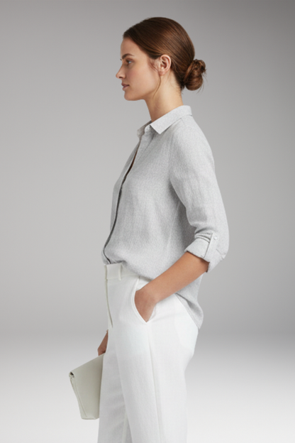 Women's Long Sleeve Floral Blouse