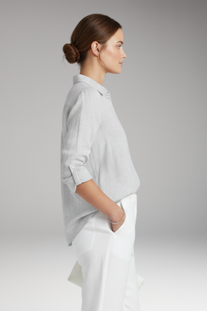 Women's Long Sleeve Floral Blouse