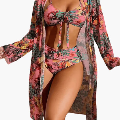 Women's Floral Bikini Set 3 Piece