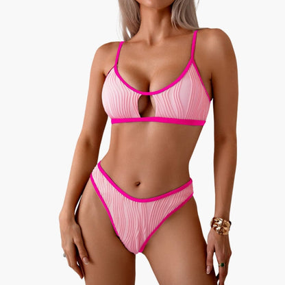 Women's High Waisted Bikini Set Sling Strap