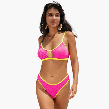 Women's High Waisted Bikini Set Sling Strap